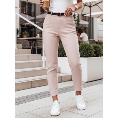 Spodnie damskie slim fit paskiem TAIRONIK Dstreet UY2548