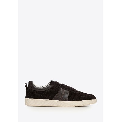 Damskie sneakersy ze skóry zamszowej