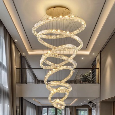 Skandynawska dekoracja domu żyrandol schodowy salon jadalnia Lampy wiszące lampa sufitowa oświetlenie wewnętrzne