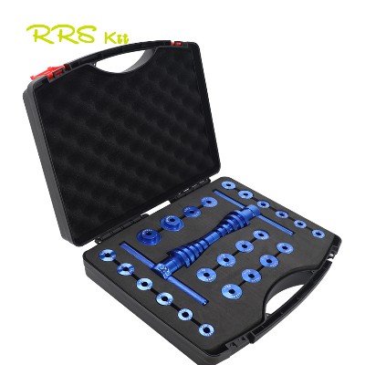 Rrskit Zestaw pras do montażu kół rowerowychłożysk piasty Rower Miękka rama tylna Narzędzie do demontażu łożyska punktu obrotowego