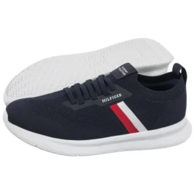 Sneakersy Lightweight Knitted Runner Desert Sky FM0FM05756 DW5 TH1476b Tommy Hilfiger