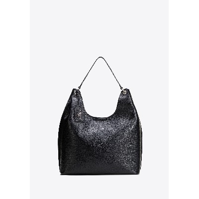 Elegancka shopperka ze skóry naturalnej subtelnymi detalami