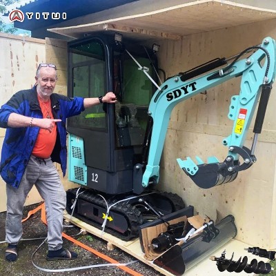 Najlepiej sprzedający się mini koparka silnikiem Kubota Diesel możliwość personalizacji wysoka jakość wielofunkcyjna mini koparka