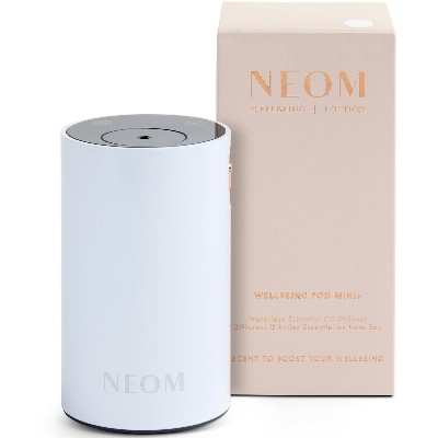 Neom Wellbeing London Pod Mini Waterless Essential Oil Diffuser White