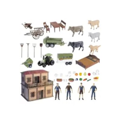 Duży zestaw farma rolnikami gosposią DIY