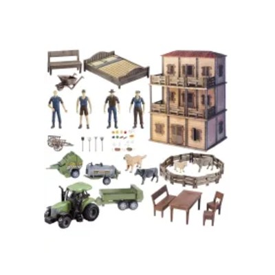 Duży zestaw farma ranczo rolnikami DIY