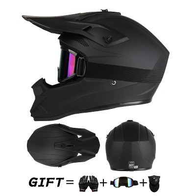 Kask motocyklowy terenowy kask pełny do rajdów downhillu do jazdy goglami odpowiedni na każdą porę roku dla mężczyzn kobiet dzieci