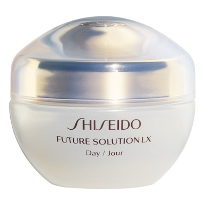 Shiseido Future Solution Lx Ochronny Krem Na Dzień Działaniu Przeciwstarzeniowym فيوتشر سولوشن إل إكس كريم للحماية الشاملة واسع المجال معزز بعامل Spf 20 Dla Kobiet
