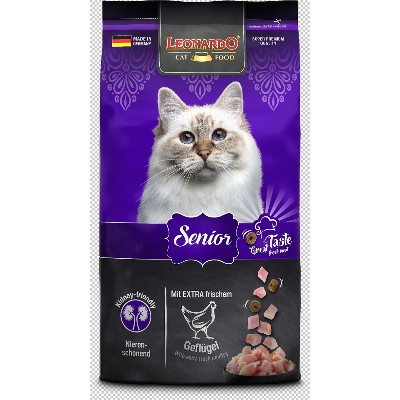 LEONARDO Senior sucha karma dla starszych kotów 18 kg