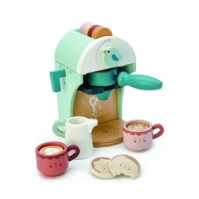 Ekspres do kawy drewniany na kapsułki