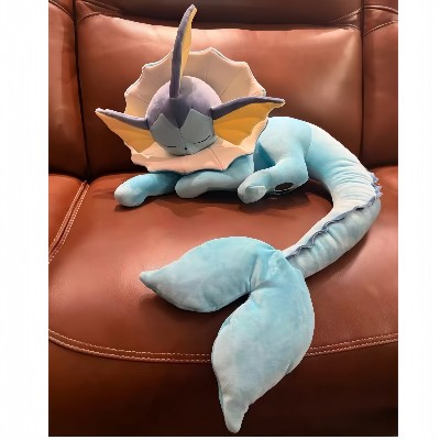 Pluszaki Pokemon Nowe Eevee Evoli Pluszak do Spania Vaporeon Pikachu Peluche Wypchane Zabawki Miękka Lalka Kreskówki Prezent