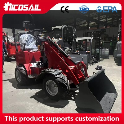 Ładowarka Nicosail Euro do ogrodu na pola uprawne hydrauliczna teleskopową ramią ładowarka kołowa gwarancja lata