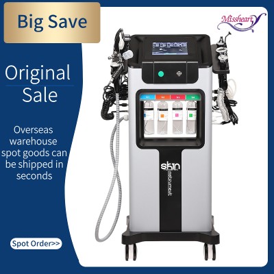 Missheart 10 Urządzenie do Hydroterapii Wodnej Tlenem Głębokie Oczyszczanie Peeling Regeneracja Skóry Małe Pęcherzyki