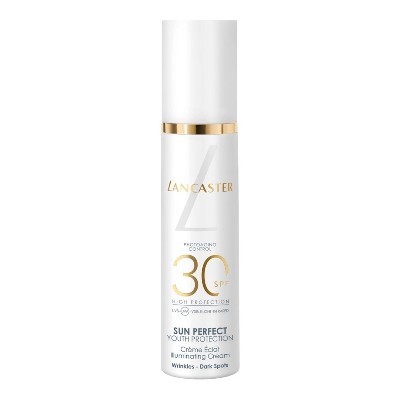 Lancaster Sun Perfect krem rozświetlający do twarzy SPF30 Ochrona przeciwsłoneczna 50 ml