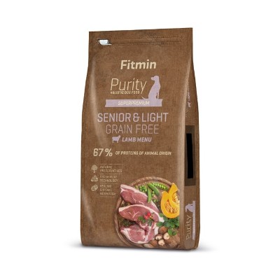 FITMIN Dog Purity rice senior light venison lamb 12 kg