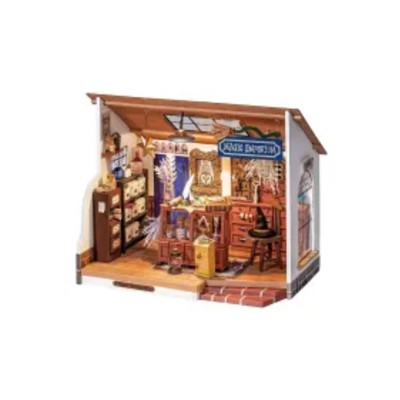 Składany Drewniany Model LED Magiczne emporium
