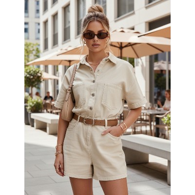 Kombinezon krótki jeansowy URBANSET Dstreet EY2590