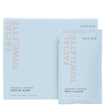 NuFACE PrepNGlow Facial Towelette 20 Pack