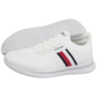 Sneakersy Lightweight Knitted Runner White FM0FM05756 YBS TH1476a Tommy Hilfiger