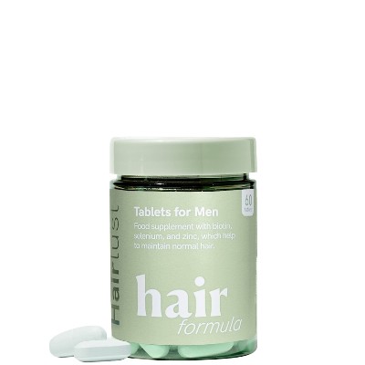 Hairlust Hair Formula Tablets for Men Witaminy substancje witalne 82 Męskie