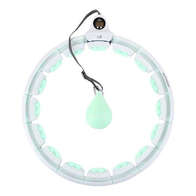 HMS HHW06 Hula Hop Green Wypustkami Obciążnikiem Licznik