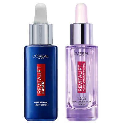 LOréal Paris Serum kwasem hialuronowym Revitalift Laser Retinolem Serum Zestaw