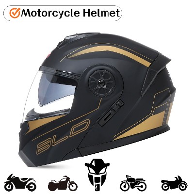 Kask motocyklowy typ integralny odpowiedni na każdą porę roku wygodny oddychający wyposażony podwójne wizjery odkrytą konstrukcję