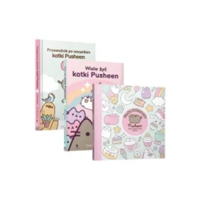 Pakiet Przewodnik po wszystkim kotki Pusheen Wiele żyć kotki Pusheen Pusheen Słodka kolorowanka Koloruj zgaduj kotką Pusheen