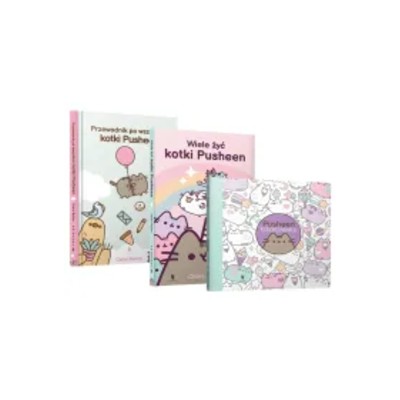 Pakiet Wiele żyć kotki Pusheen Przewodnik po wszystkim kotki Pusheen Pusheen kolorowanka