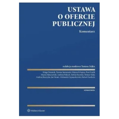 Ustawa ofercie publicznej Komentarz