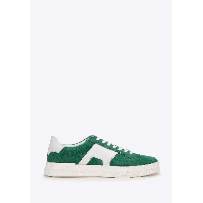 Męskie sneakersy kontrastową podeszwą