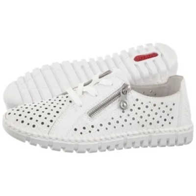 Półbuty M230080 White RI362a Rieker